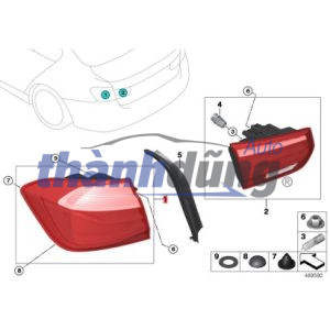 ĐÈN HẬU HYUNDAI I20 2010